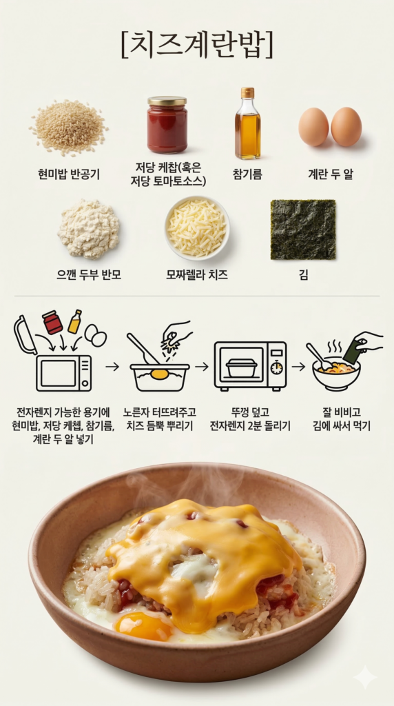 다이어트 대체식품 레시피